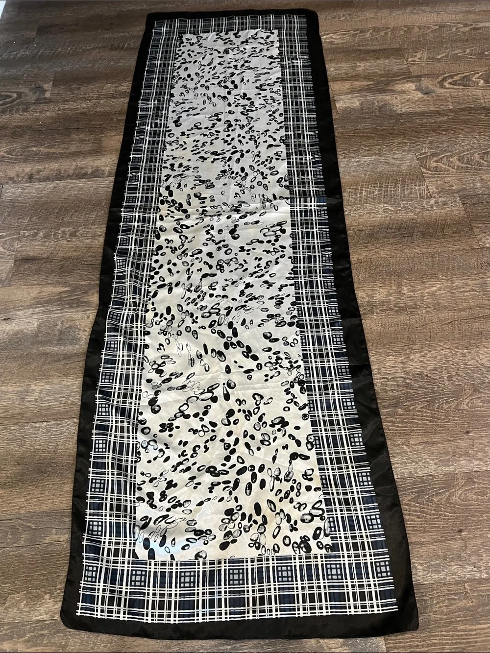 Silk Patterned Women's Scarf